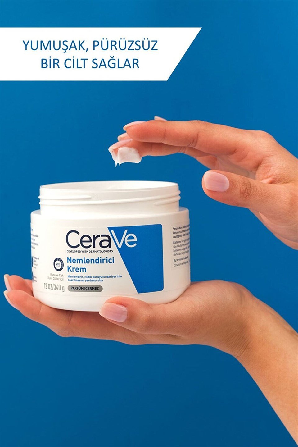 CeraVe Nemlendirici Krem Kuru Ve Çok Kuru Ciltler Için 340 gr