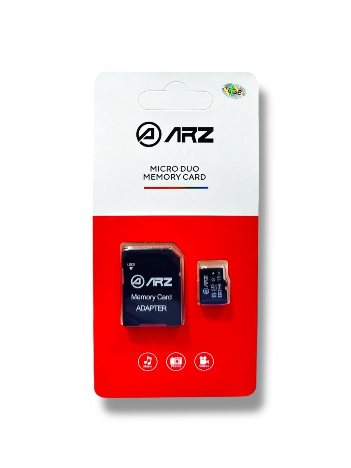 ARZ 16GB MicroSD Hafıza Kartı ve SD Adaptör