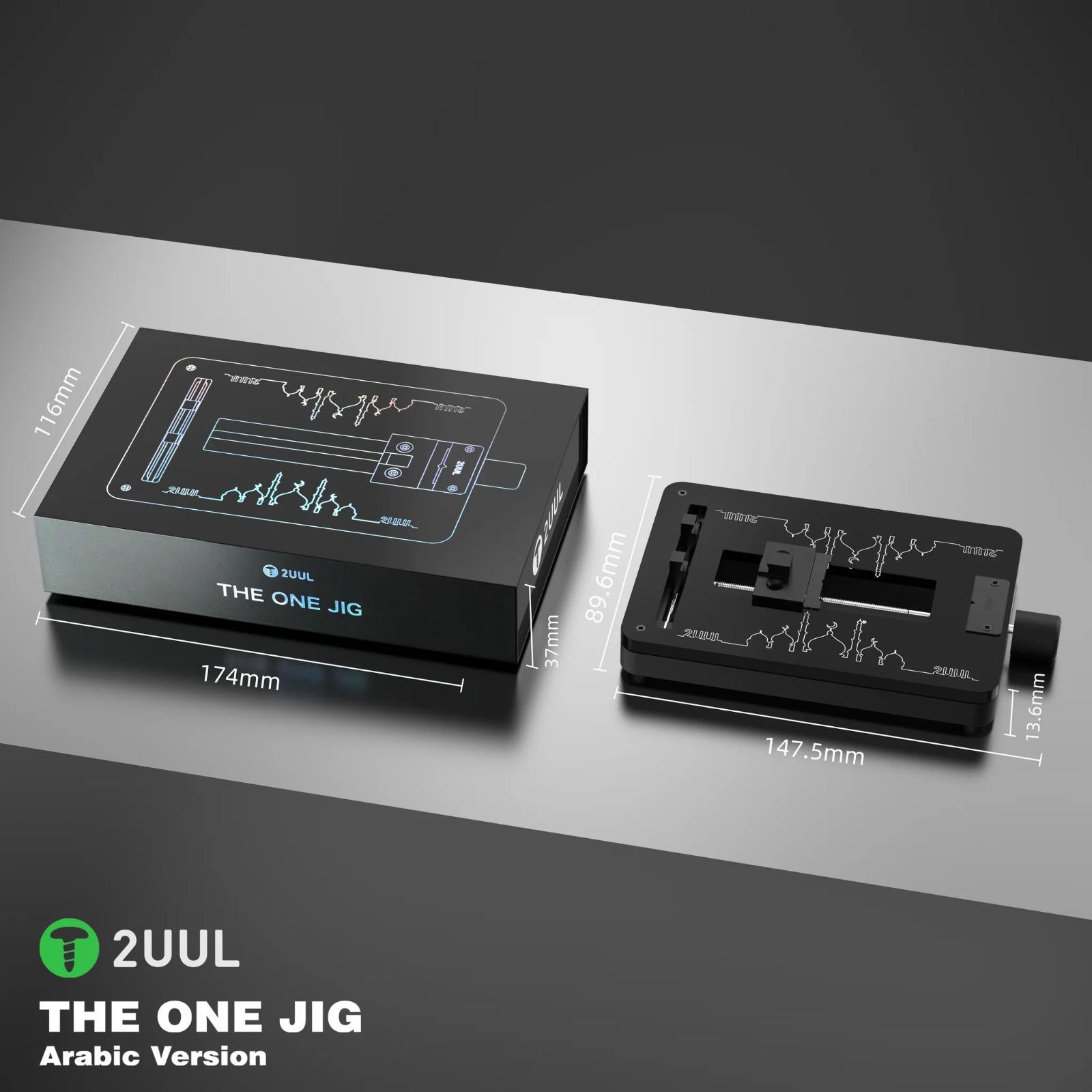 2UUL BH08 The One Jig Yalıtımlı Cam Anakart Bord Tutucu (Arabic Version)