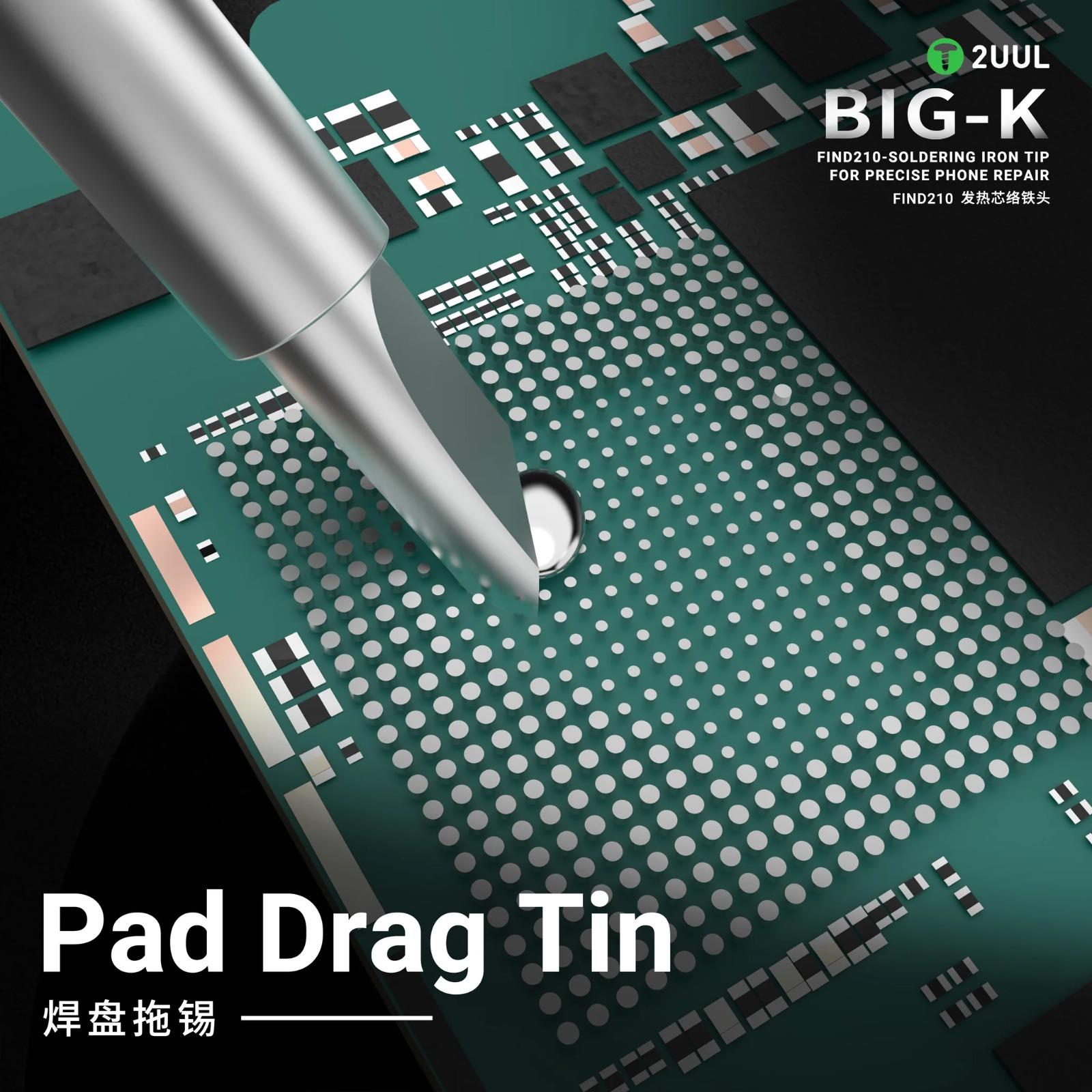 2UUL FD21 Big-K Tipi C210 Uyumlu Lehimleme Ucu Seti (5'li Paket)