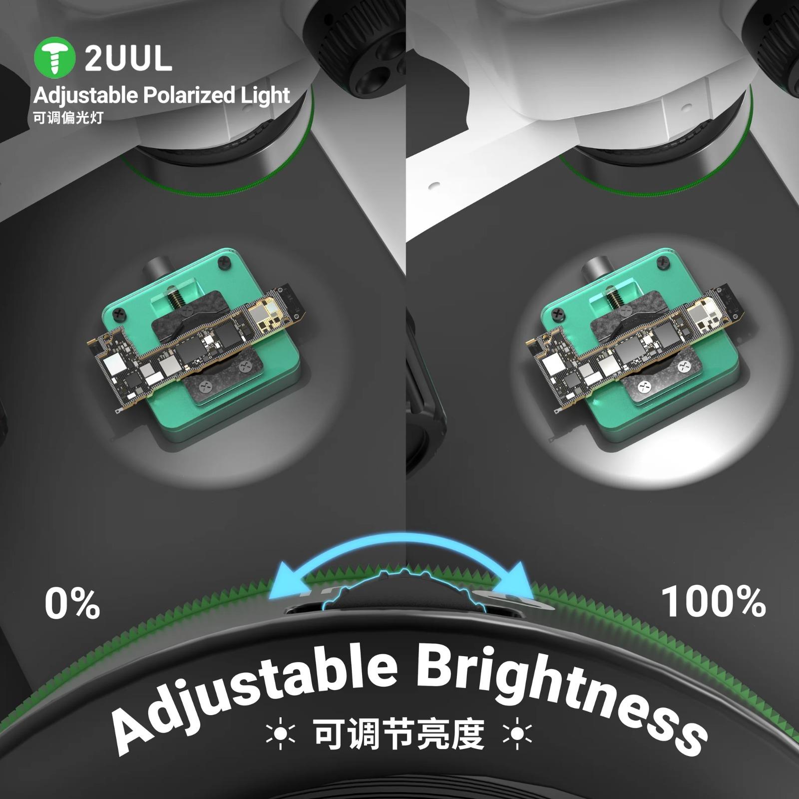 2UUL MS97 Ayarlanabilir Polarize Mikroskop Lambası