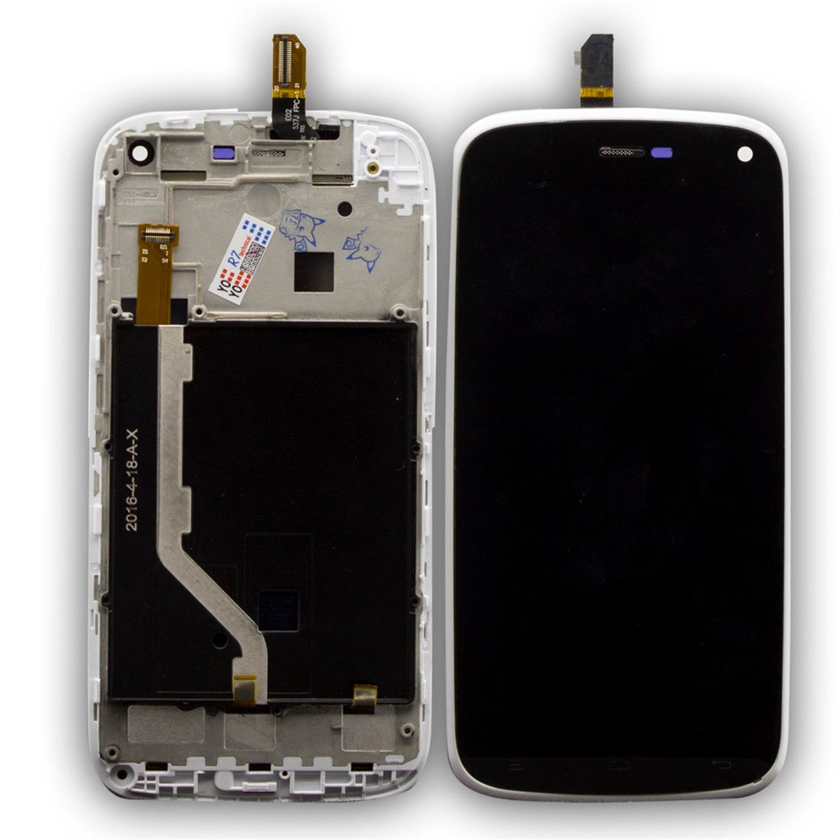 General Mobile Discovery E3 Lcd Ekran Dokunmatik Beyaz Çıtalı