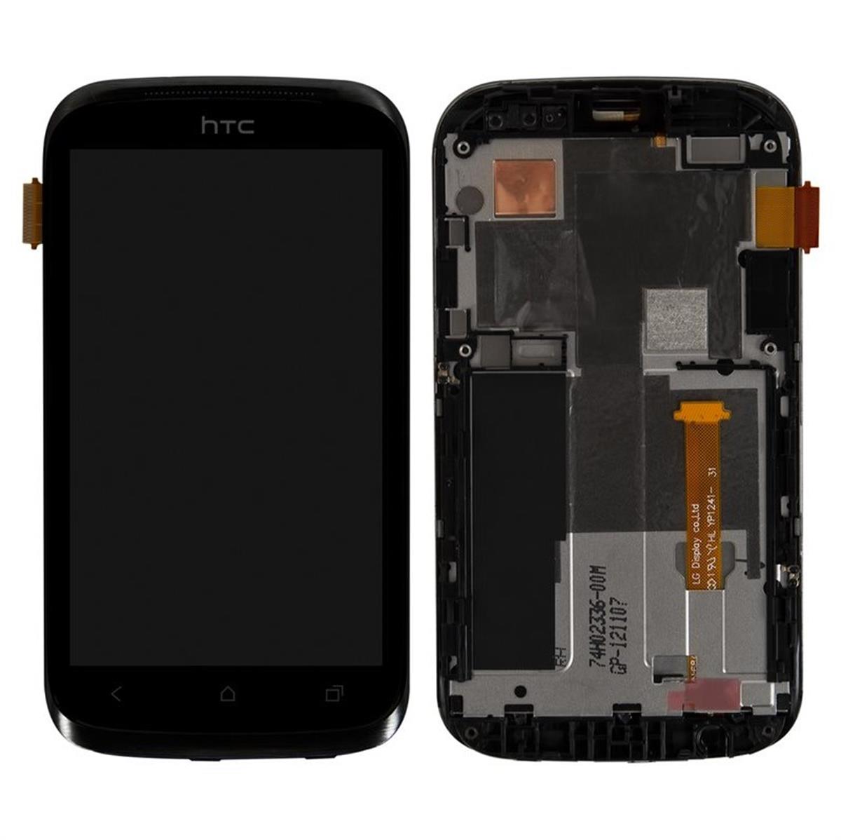 Htc T328e Desire X Lcd Ekran Dokunmatik Siyah Çıtalı