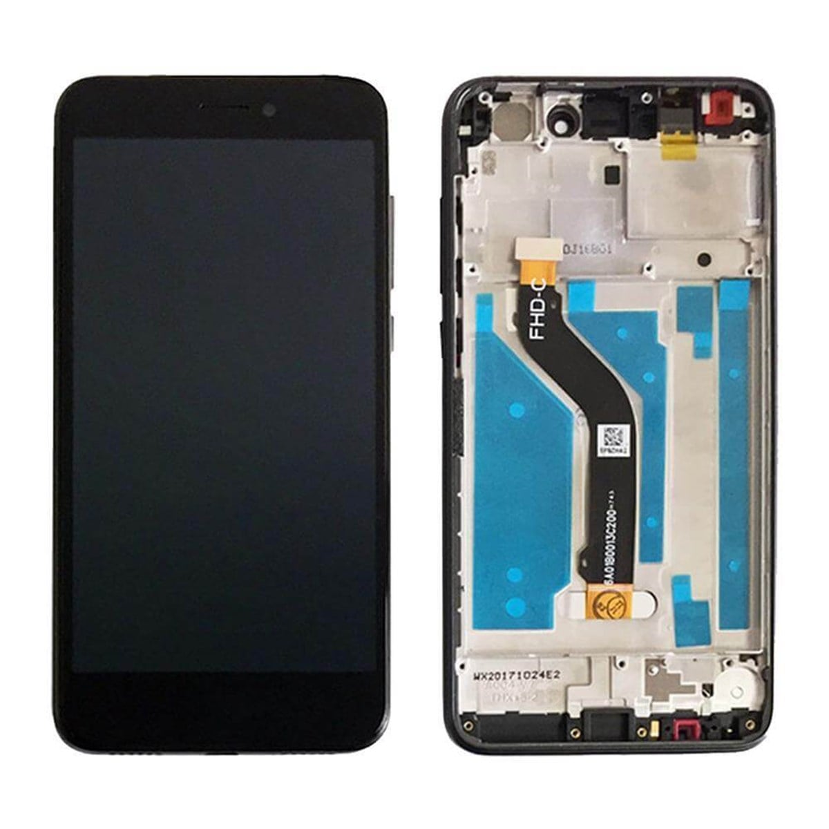 Huawei P9 Lite 2017 Lcd Ekran Dokunmatik Siyah Çıtalı