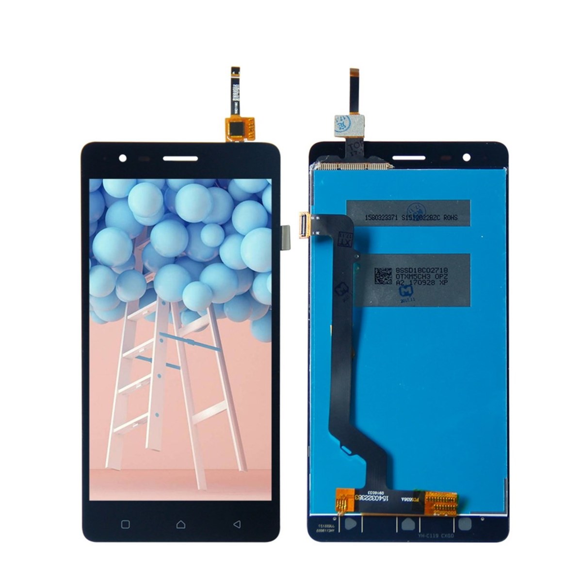 Lenovo K5 Note A7020 Lcd Ekran Dokunmatik Siyah Çıtasız