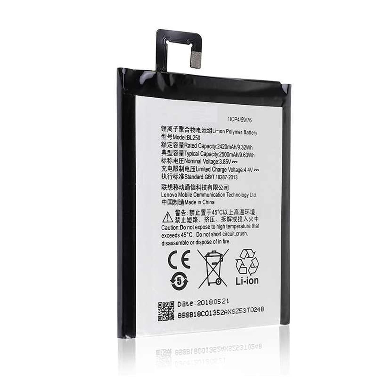 Lenovo S1 Batarya Pil Bl250