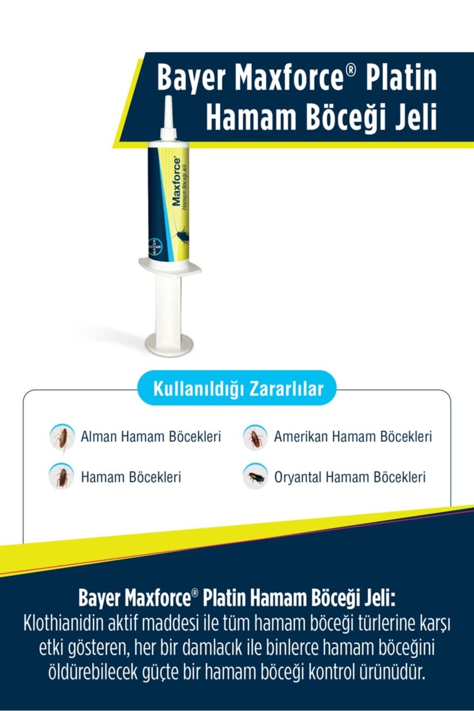 Maxforce Hamamböceği Jeli 5 gr