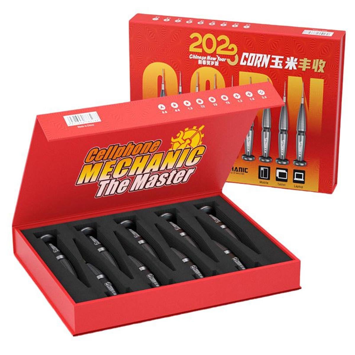 Mechanic 2023 Corn Serisi 9 Parça Manyetik Hassas Tornavida Seti