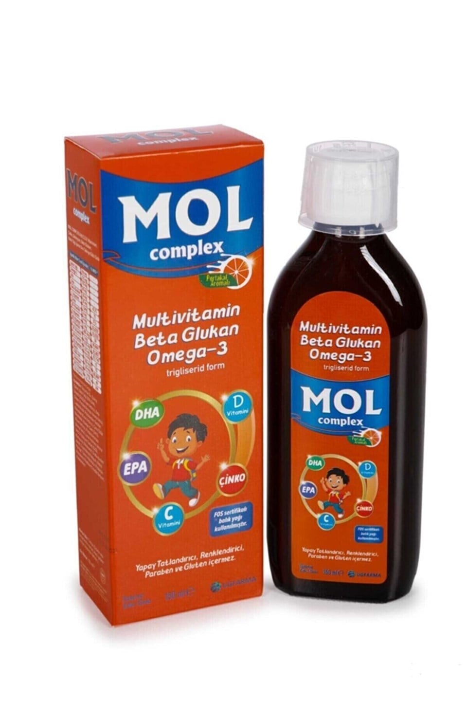 Mol-Complex Multivitamin Beta Glukan Omega 3 Şurup 150 ml