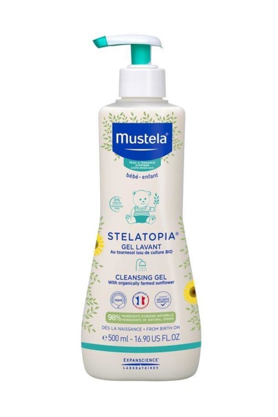 Mustela Stelatopia Cleansing Gel 500ml 