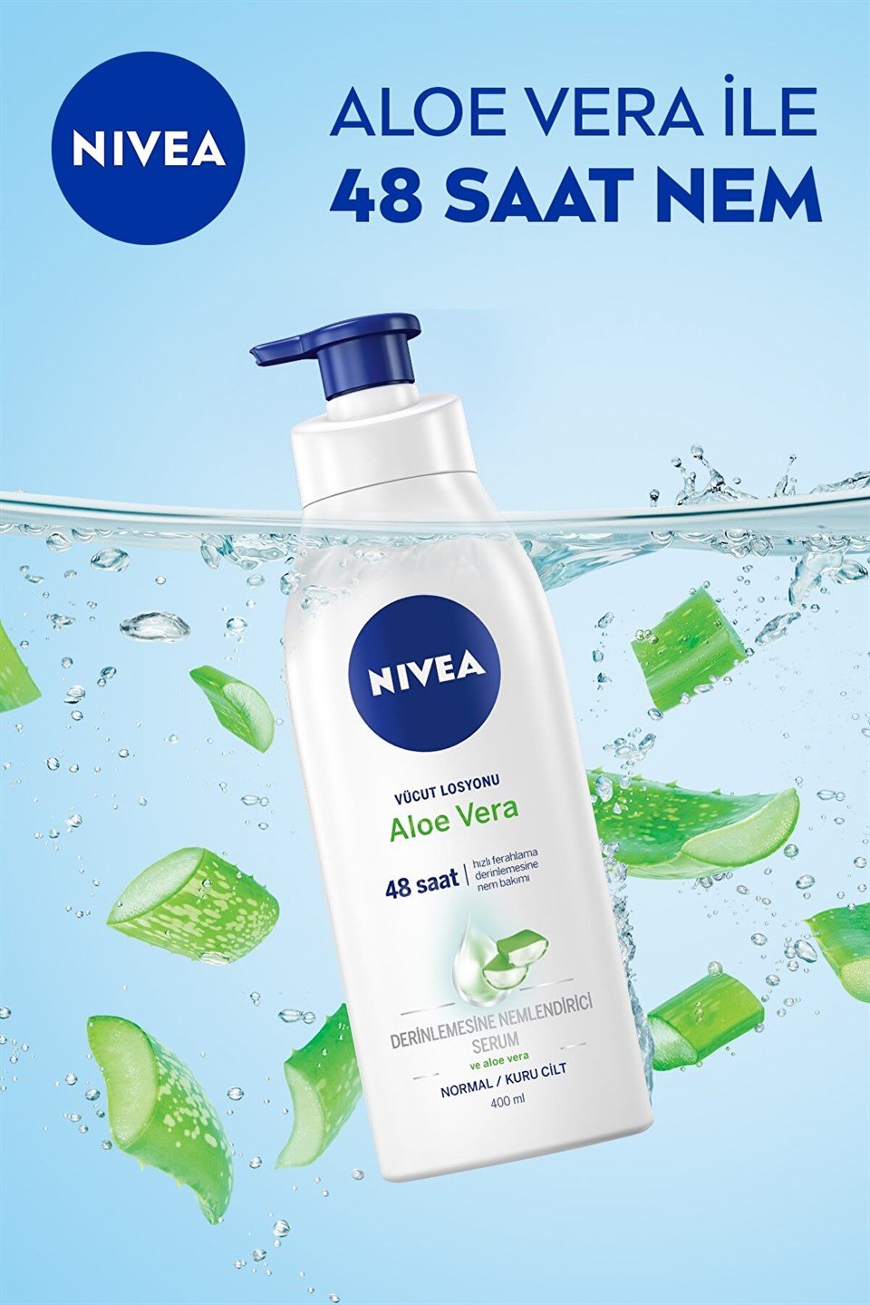 Nivea Body Losyon Aloe Vera 400 ml