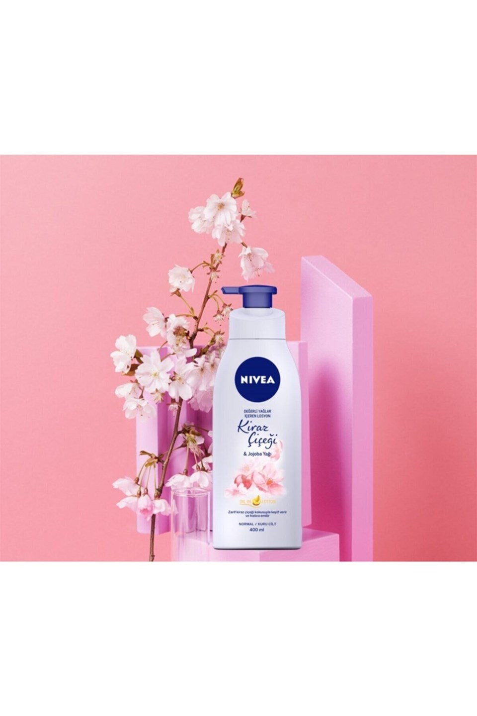 Nivea Body Losyon Kiraz & Jojoba Yağı 400 ml