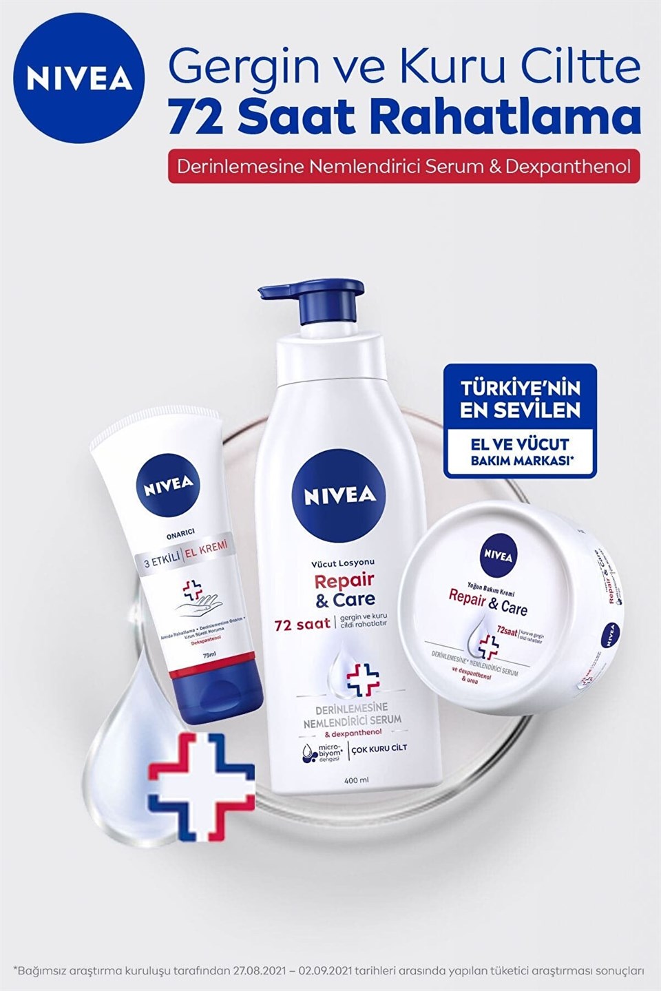 Nivea Repaır And Care Yoğun Bakım & Onarıcı Vücut Losyonu 400ml
