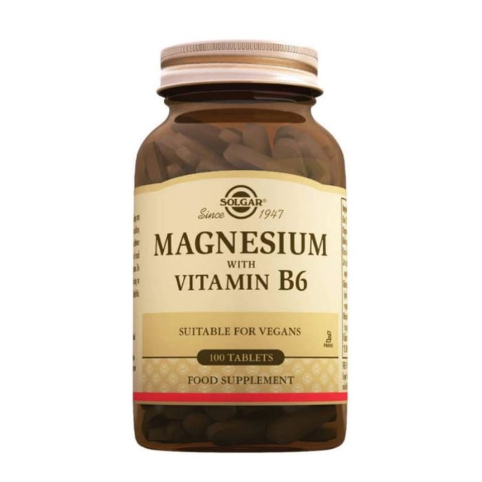 Solgar Magnesium With Vitamin B6 100 Tablet