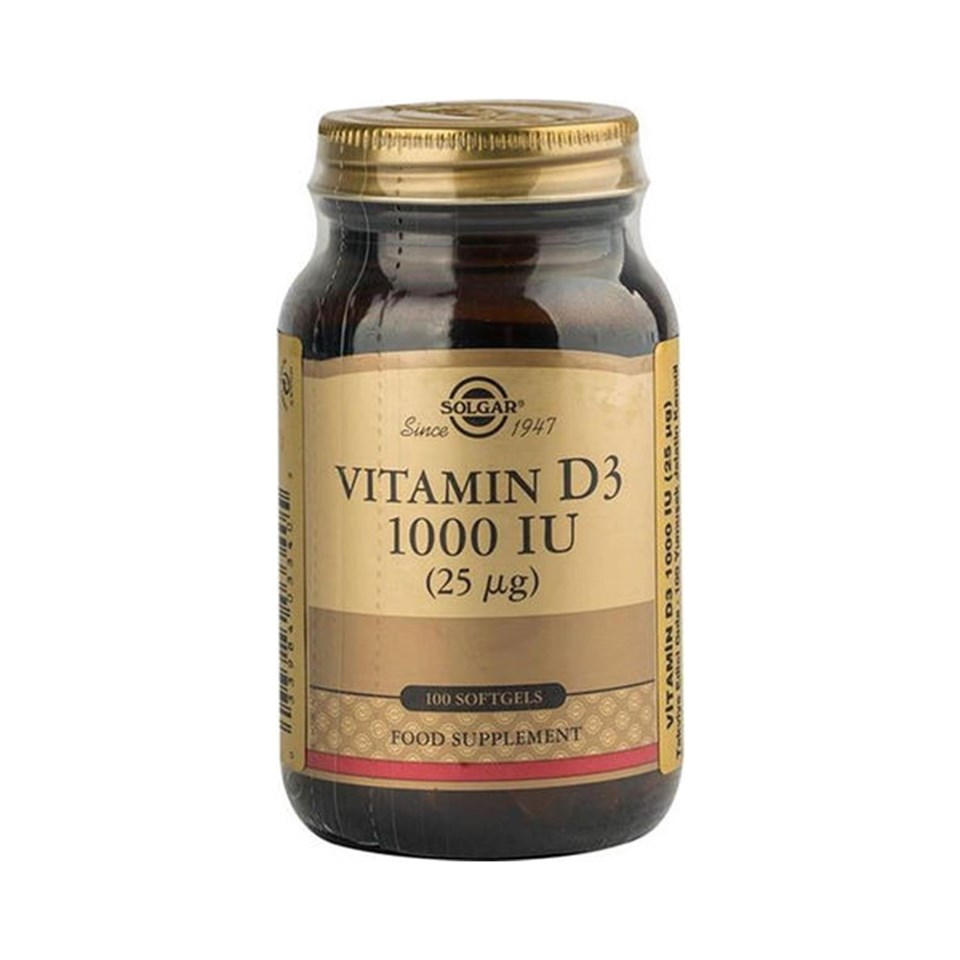 Solgar Vitamin D3 1000 IU 100 Tablet