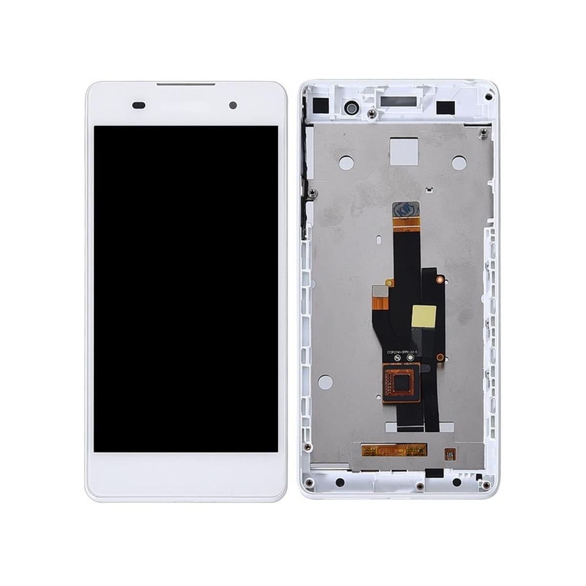 Sony Xperia E5 Lcd Ekran Dokunmatik Beyaz Çıtalı