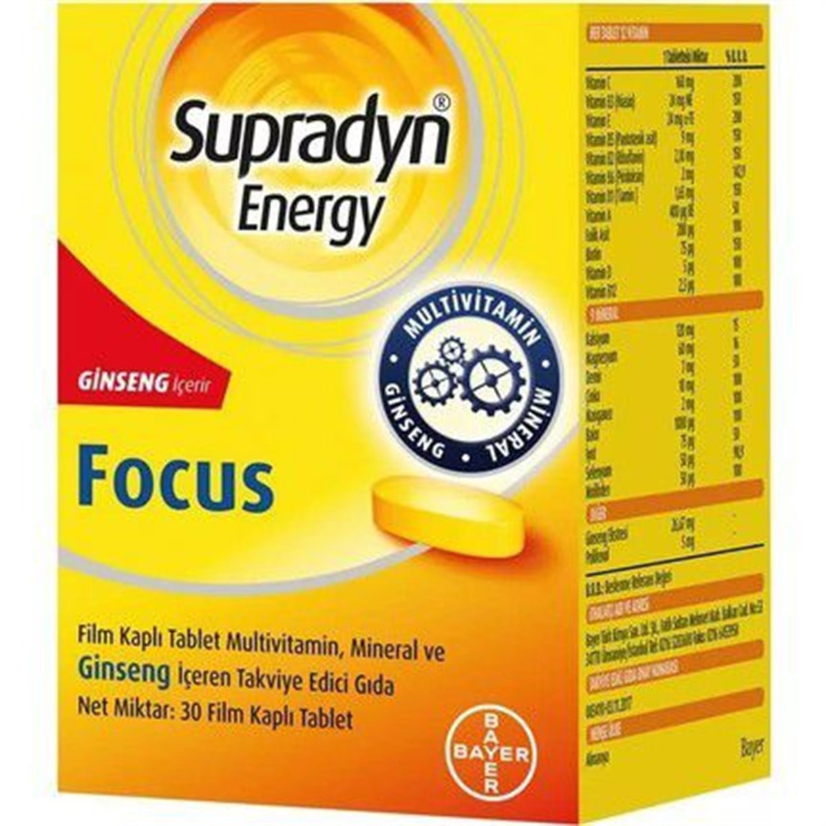 Supradyn Energy Focus 30 Tablet