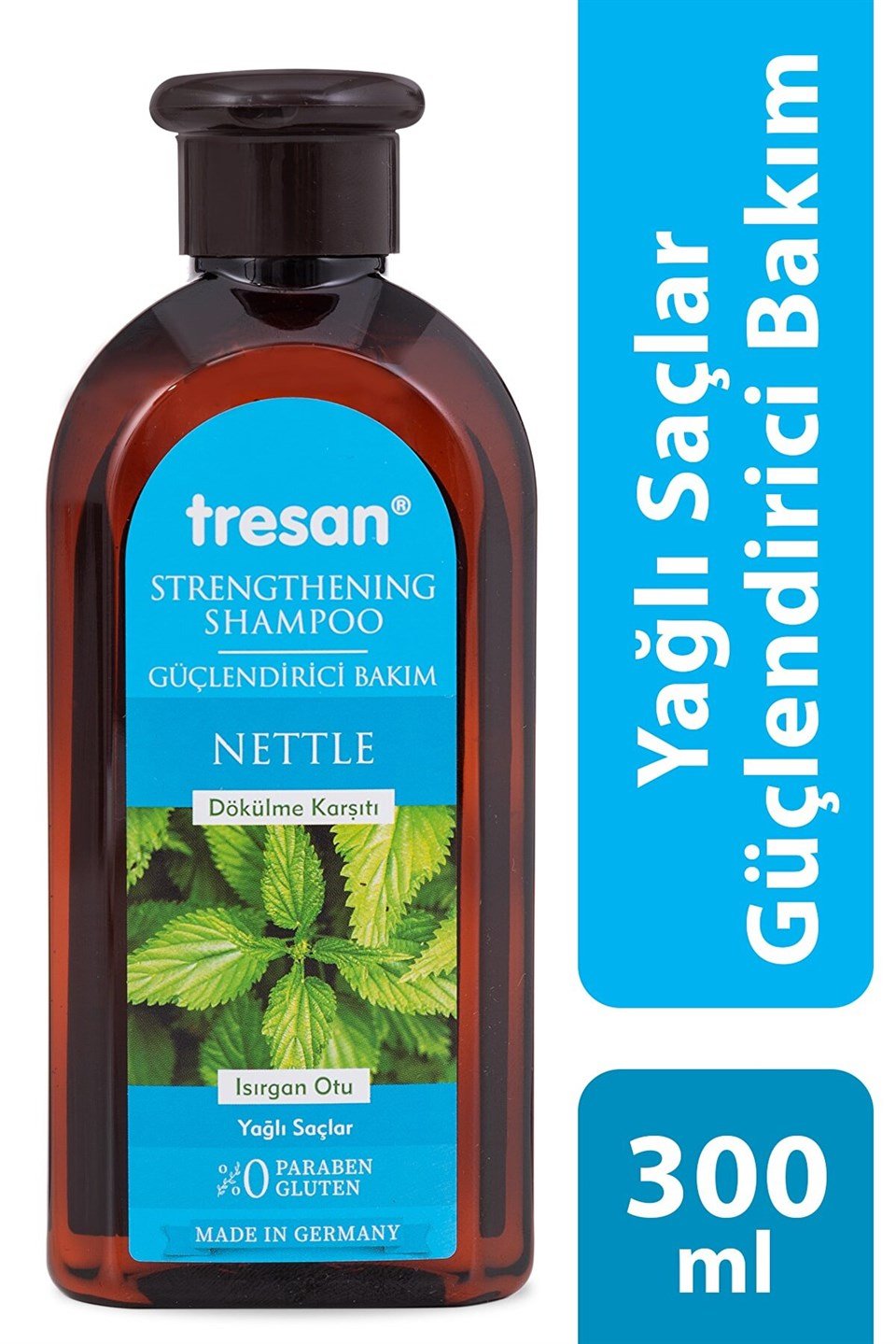 Tresan Yağlı Saçlar Için Isırgan Otu Güçlendirici Bakım Şampuanı 300 ml