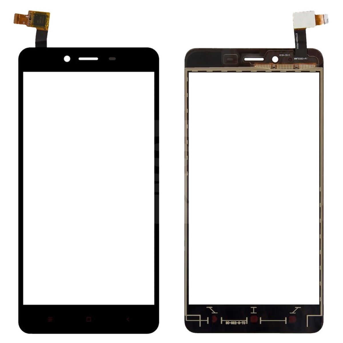 Xiaomi Redmi Note 2 Dokunmatik Touch Siyah Çıtasız