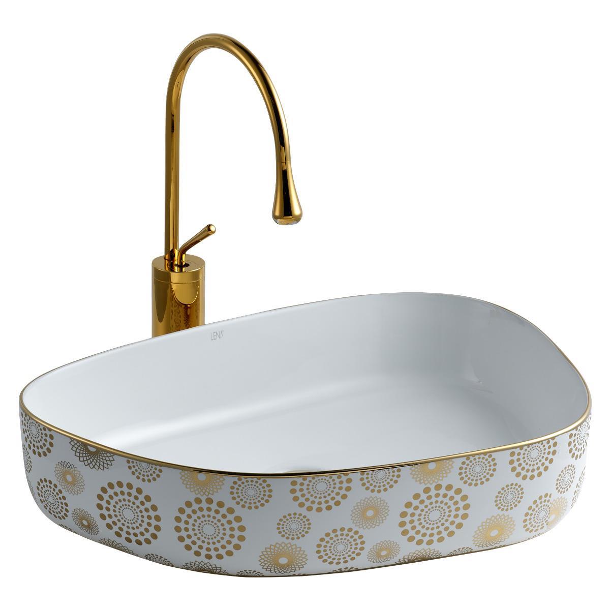 E-2107AB Tezgah Üstü Porselen Lavabo