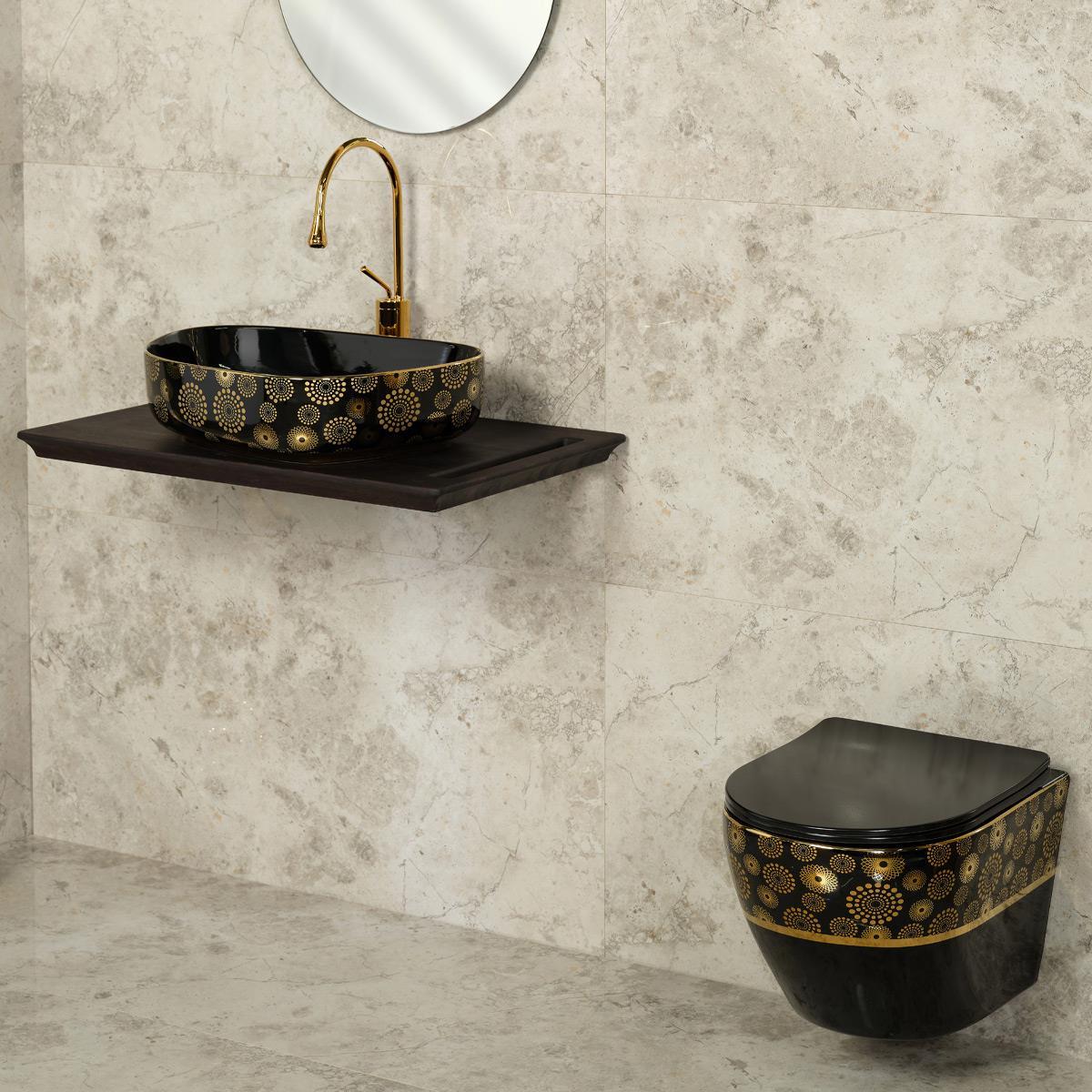 E-2107AS Tezgah Üstü Porselen Lavabo