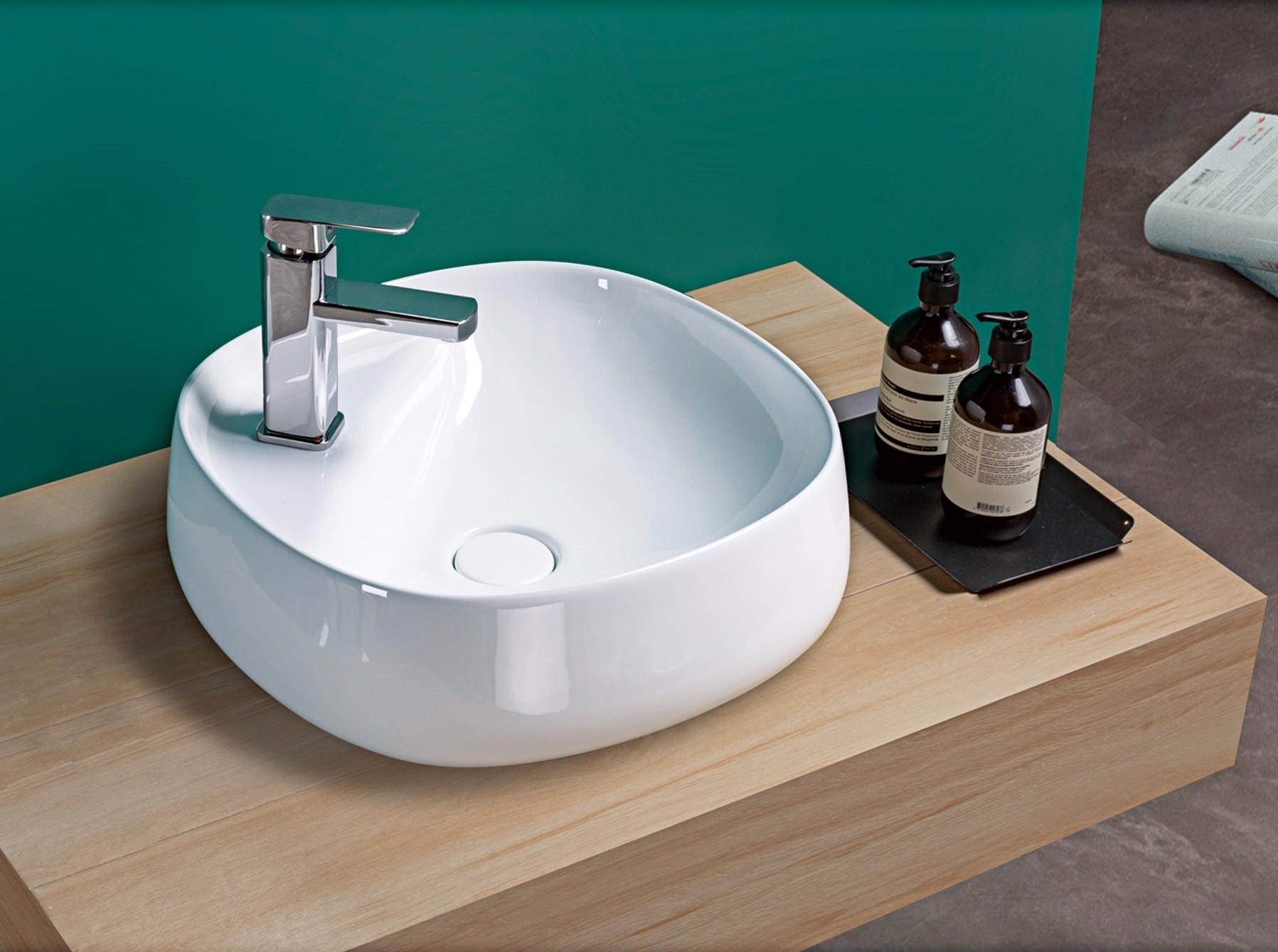 E-2108 Tezgah Üstü Porselen Lavabo