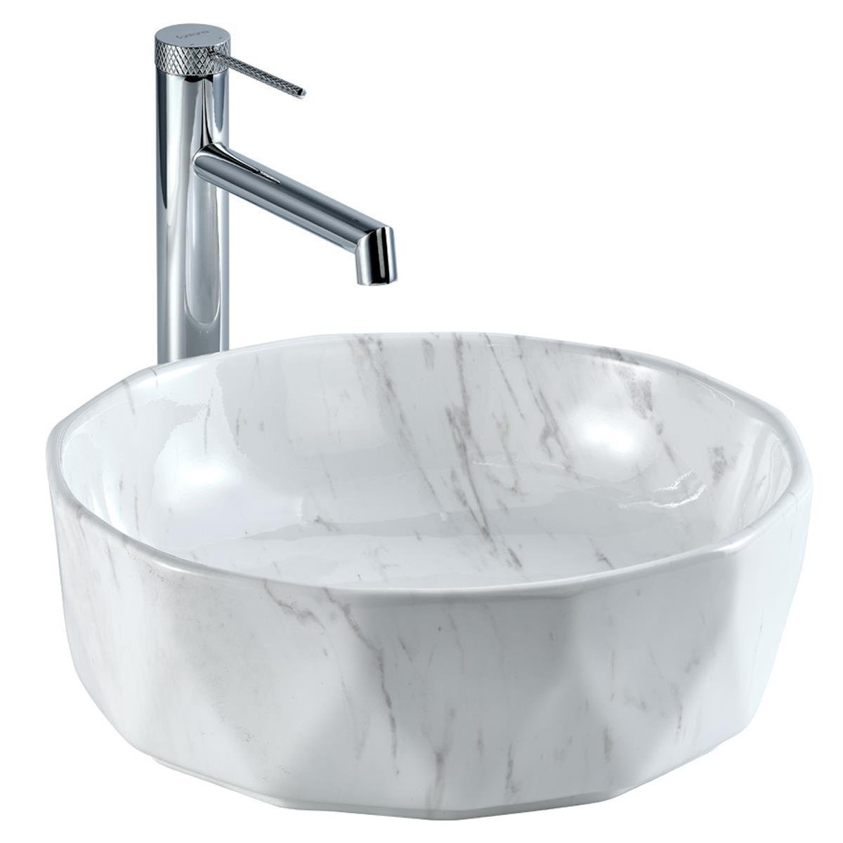 E-2110M3 Tezgah Üstü Porselen Lavabo