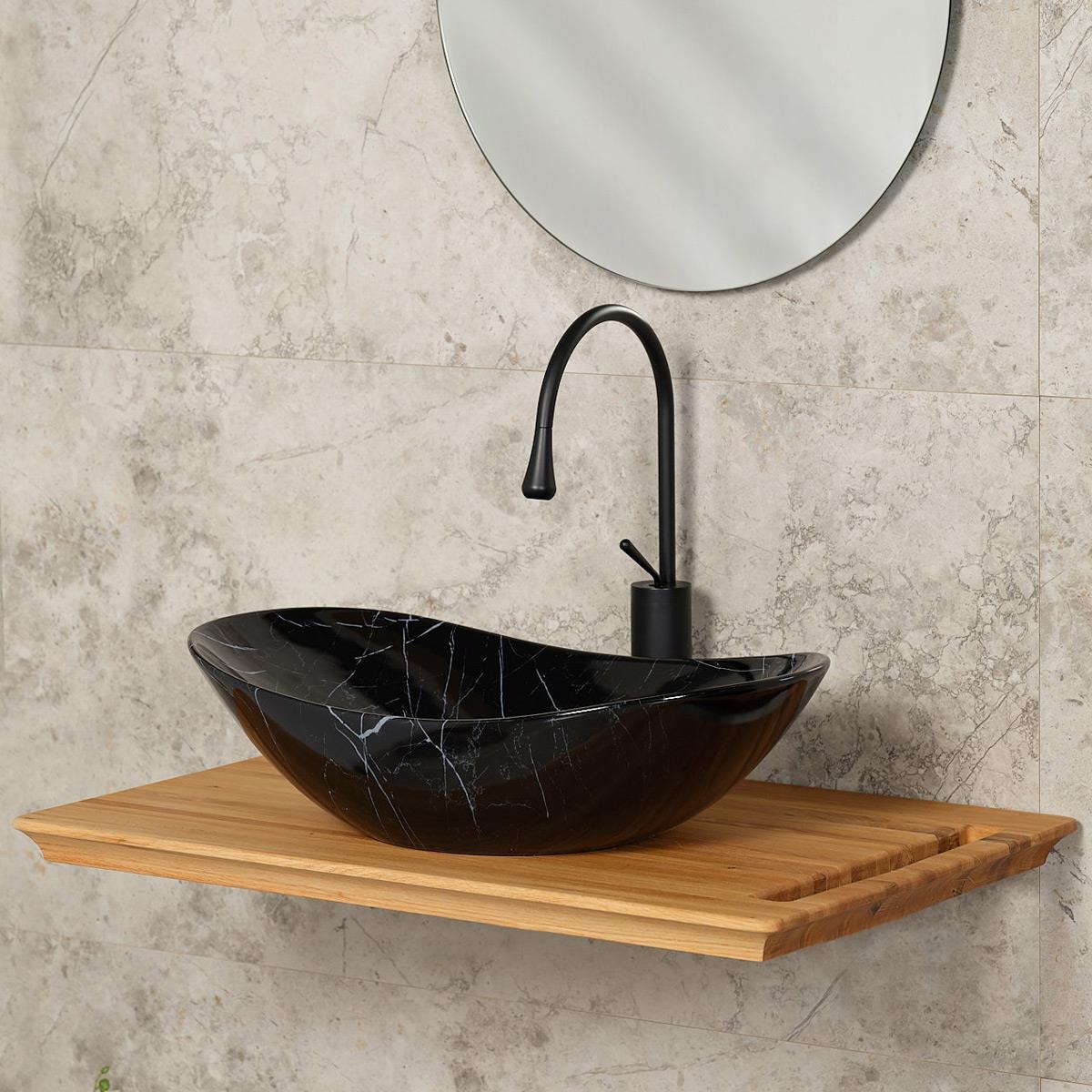 E-2113M5 Tezgah Üstü Porselen Lavabo