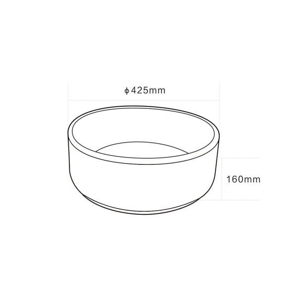 E-4006S Tezgah Üstü Porselen Lavabo