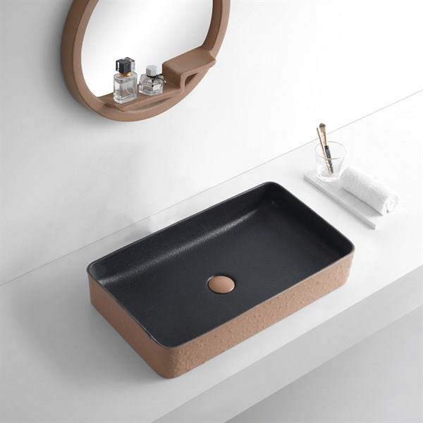 E-4061P Tezgah Üstü Porselen Lavabo