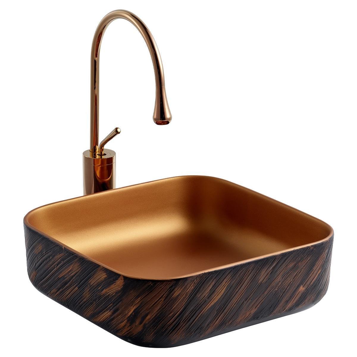 E-4072X Tezgah Üstü Porselen Lavabo