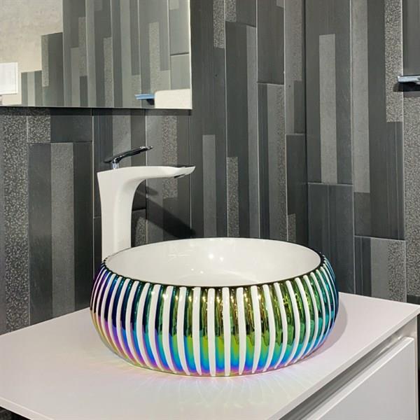E-4161M Tezgah Üstü Porselen Lavabo