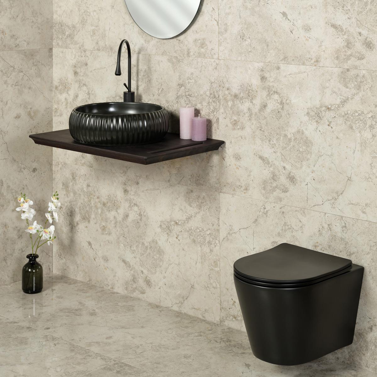 E-4161S Tezgah Üstü Porselen Lavabo