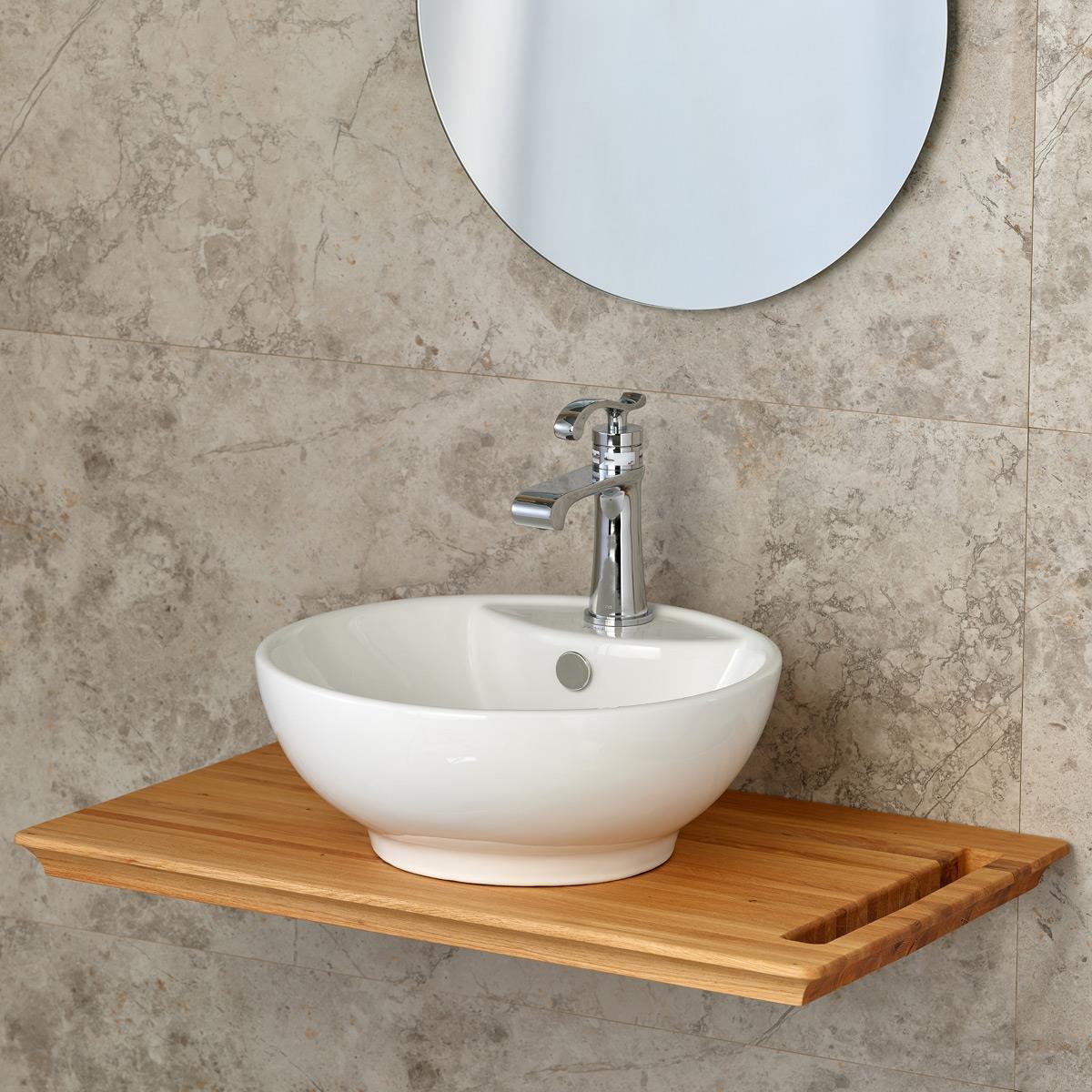 E-5033 Tezgah Üstü Porselen Lavabo