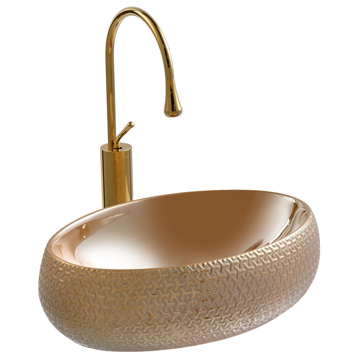 E-8140 Tezgah Üstü Porselen Lavabo