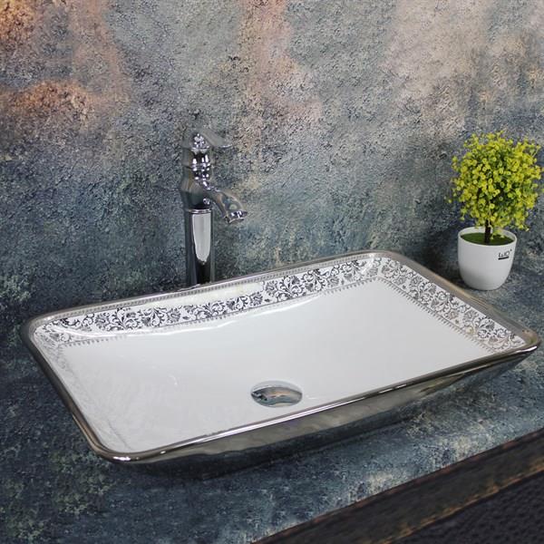 E-8221 Tezgah Üstü Porselen Lavabo