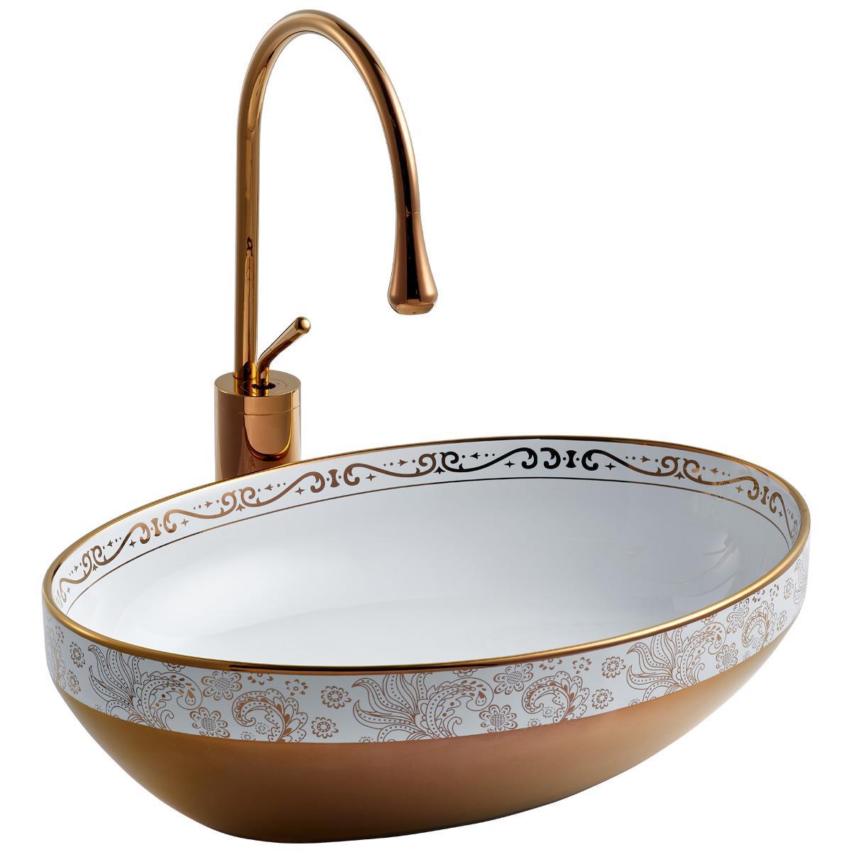 E-8304 Tezgah Üstü Porselen Lavabo