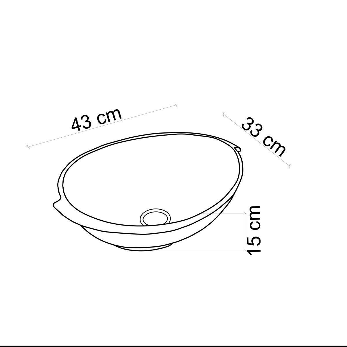 E-9050 Tezgah Üstü Lavabo