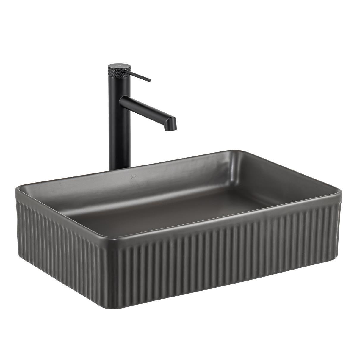 E-W1004MF Tezgah Üstü Lavabo Mat Füme