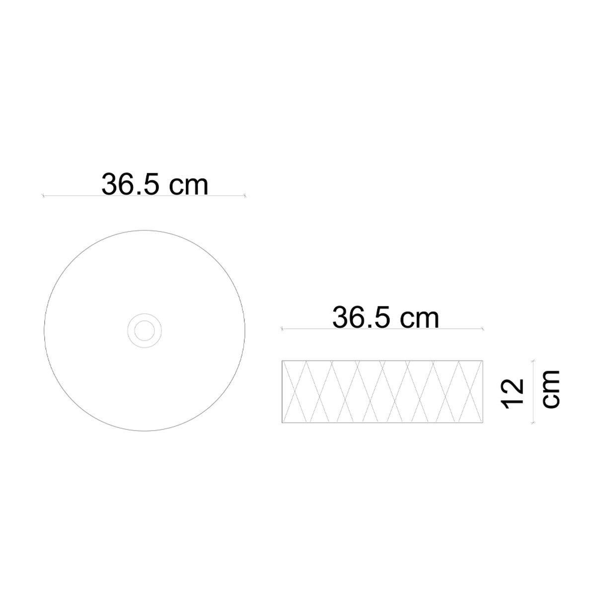 E-W5001YS Tezgah Üstü Lavabo Mat Yeşil & Siyah