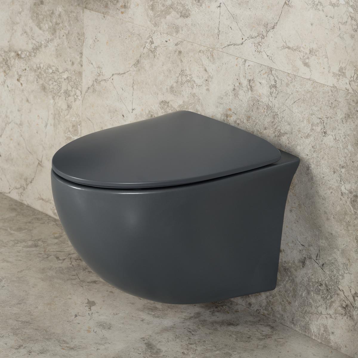 ET-H203MKG Asma Klozet Mat Gri