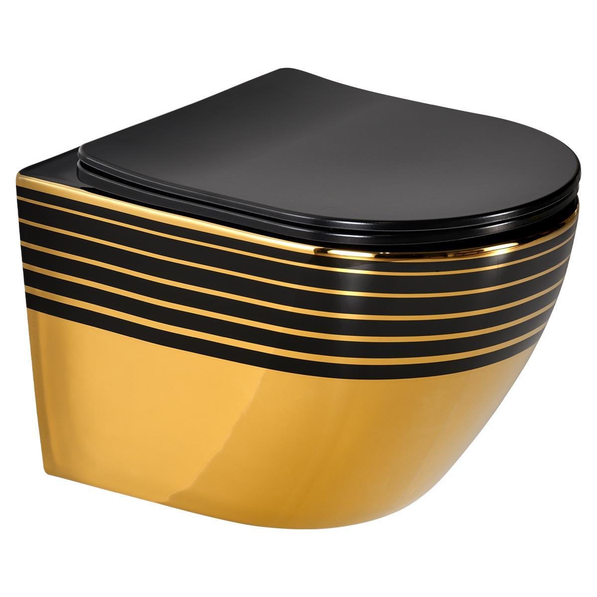 ET-X4700AS Asma Klozet Altın & Siyah