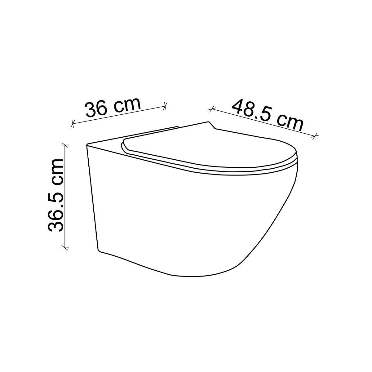 ET-Y7032BY Asma Klozet Beyaz & Altın