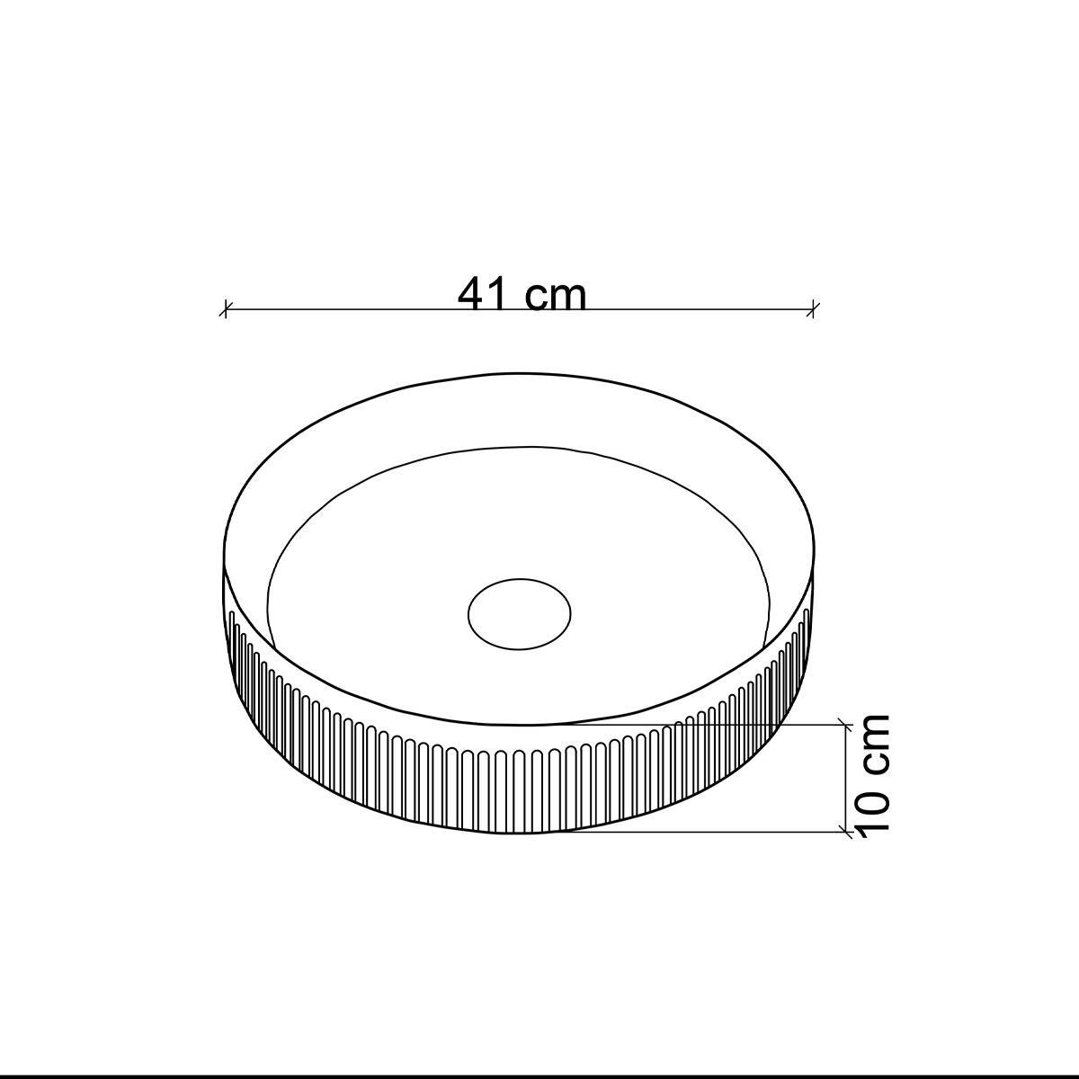 EY-4701 Tezgah Üstü Lavabo Beyaz