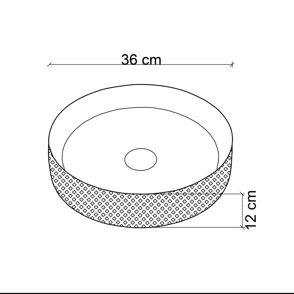 EY-4703 Tezgah Üstü Lavabo