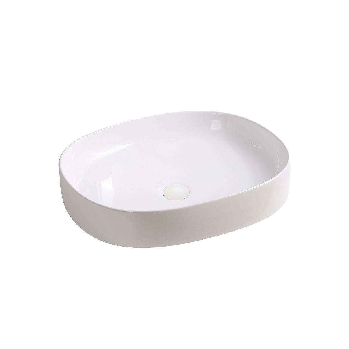 EY-4712 Tezgah Üstü Lavabo Parlak Beyaz