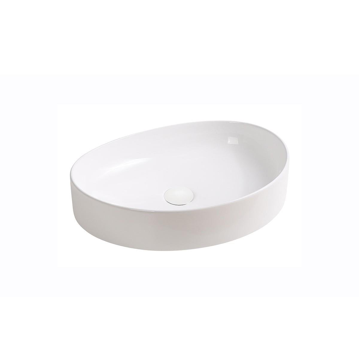 EY-4713 Tezgah Üstü Lavabo Parlak Beyaz