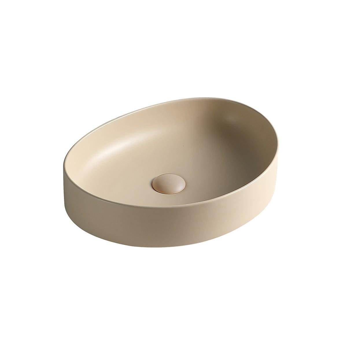 EY-4713MK Tezgah Üstü Lavabo Mat Krem