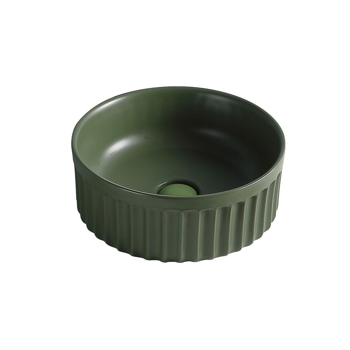 EY-4715MY Mat Yeşil Tezgah Üstü Lavabo