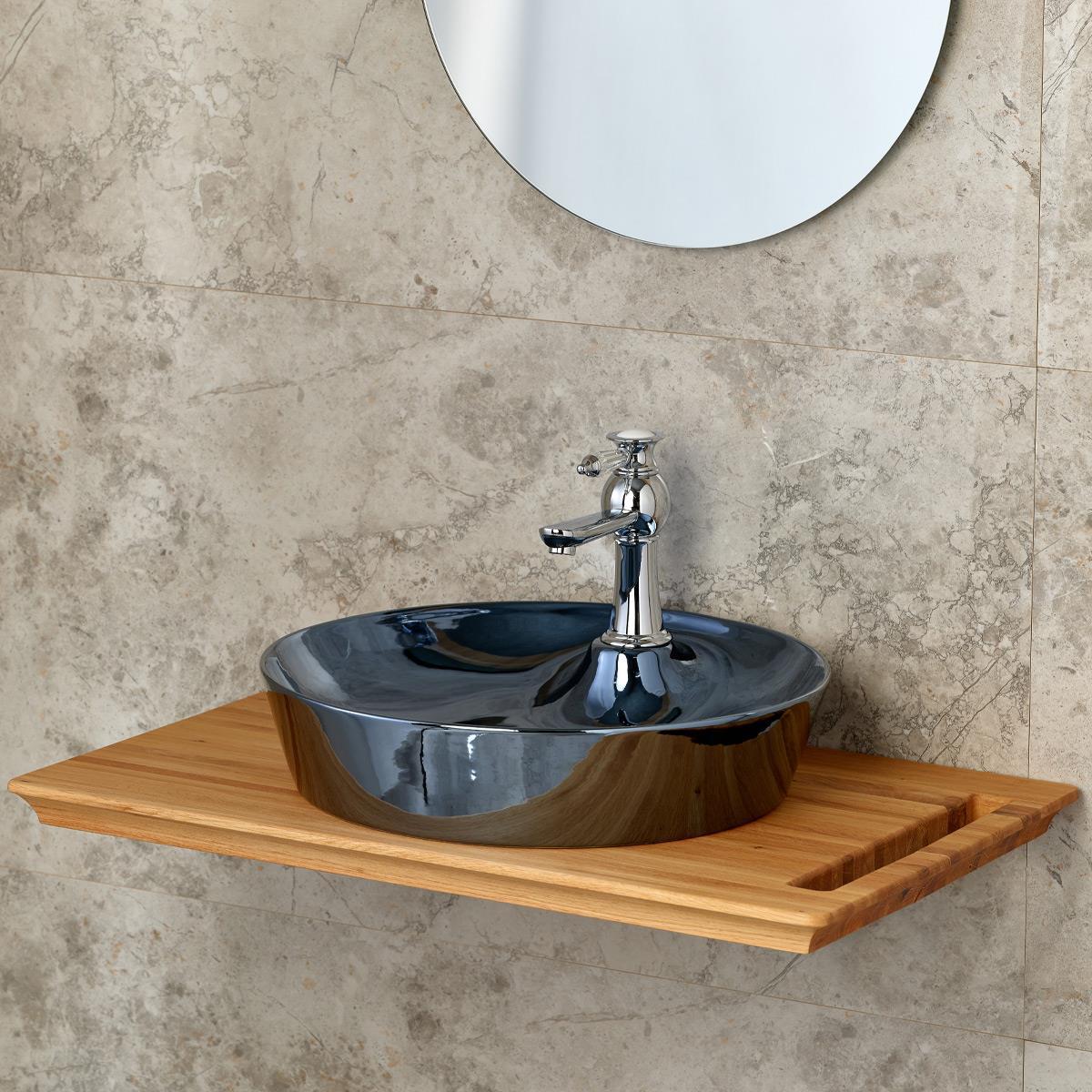 F-411 Krom Lavabo Bataryası